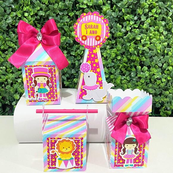 Personalizados Circo Rosa (20 Peças)