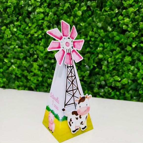 Personalizados Fazendinha Menina Rosa (kit 20 Peças)