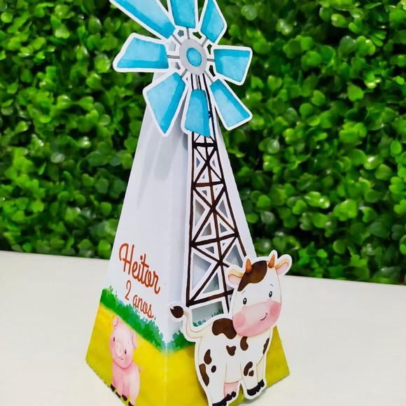 Personalizados Fazendinha Azul (kit 20 Peças)