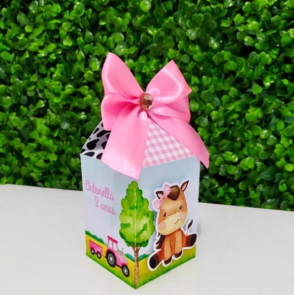 Personalizados Fazendinha Menina Rosa (kit 20 Peças)