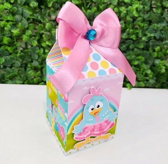Personalizados Galinha Pintadinha Rosa Candy Color 40 Peças