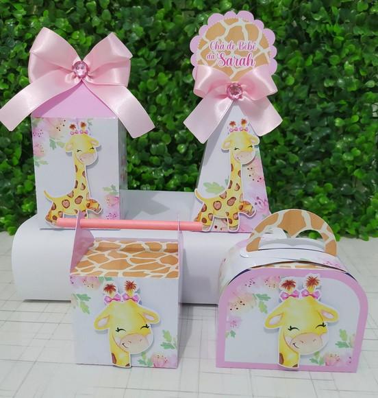 Personalizados Girafinha - Chá de Bebê (kit 20 Peças)