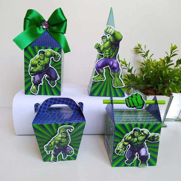Personalizados Hulk (kit 32 Peças)