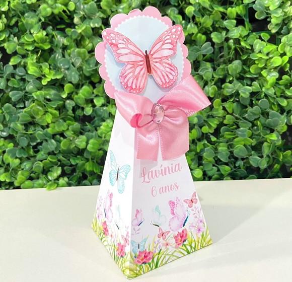 Personalizados Jardim das Borboletas Rosa (kit 20 Peças)