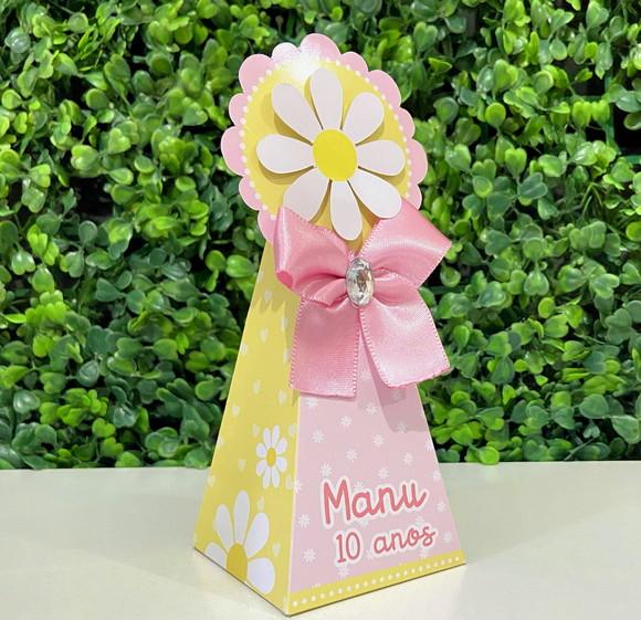 Personalizados Margaridas ( Kit 20 Caixas)
