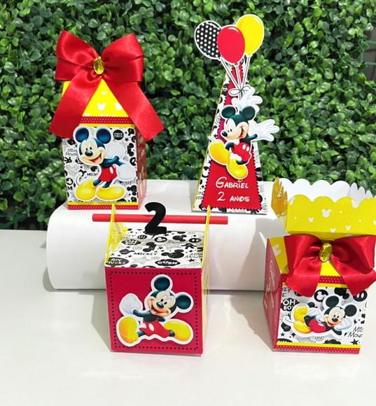 Personalizados Mickey - Papelaria ( Kit 32 Peças )