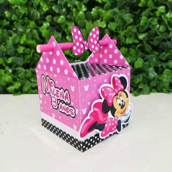 Personalizados Minnie Rosa / Papelaria (kit 20 Peças)