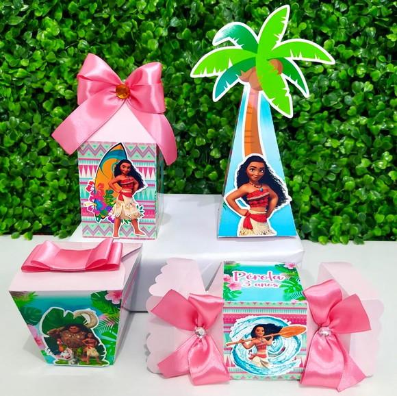 Personalizados Moana Rosa (20 Peças)