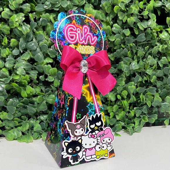 Personalizados Neon Hello Kitty (20 Peças)