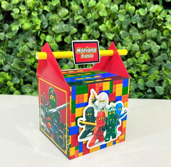 Personalizados Ninjago Lego (kit 40 Caixas)
