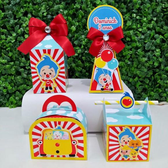 Personalizados Papelaria Palhaço Herói (kit 40 Peças)