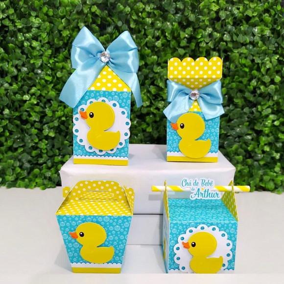 Personalizados Patinho de Borracha- Chá de Bebê