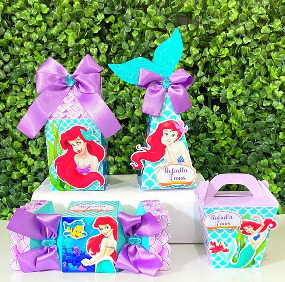 Personalizados Pequena Sereia Ariel (kit 60 Peças)