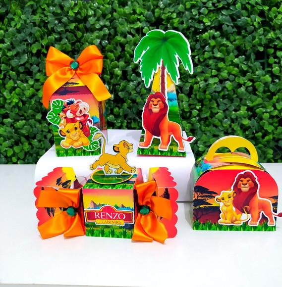 Personalizados Rei Leão - Kit 20 Peças