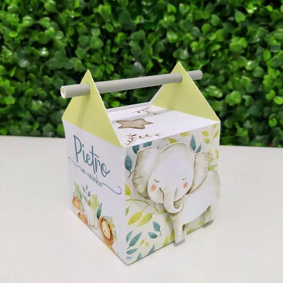 Personalizados Safari Baby Aquarela (20 Peças)