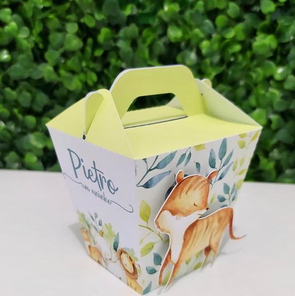 Personalizados Safari Baby Aquarela (20 Peças)