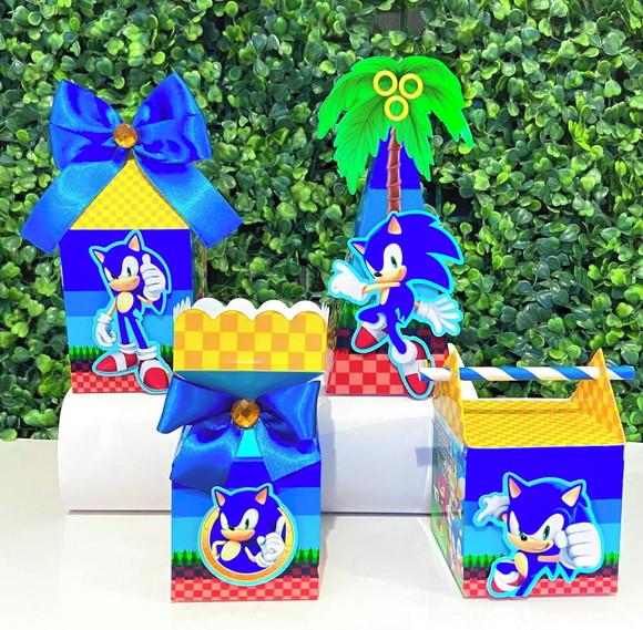Personalizados Sonic - Kit Festa 16 Peças