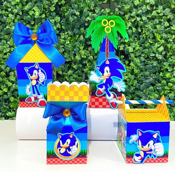 Personalizados Sonic (kit Festa 20 Peças)