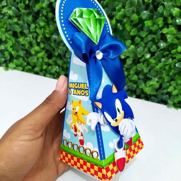 Personalizados Sonic Clássico (kit 20 Peças)