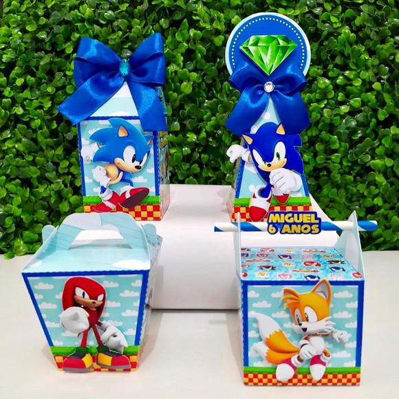 Personalizados Sonic Clássico (kit 20 Peças)