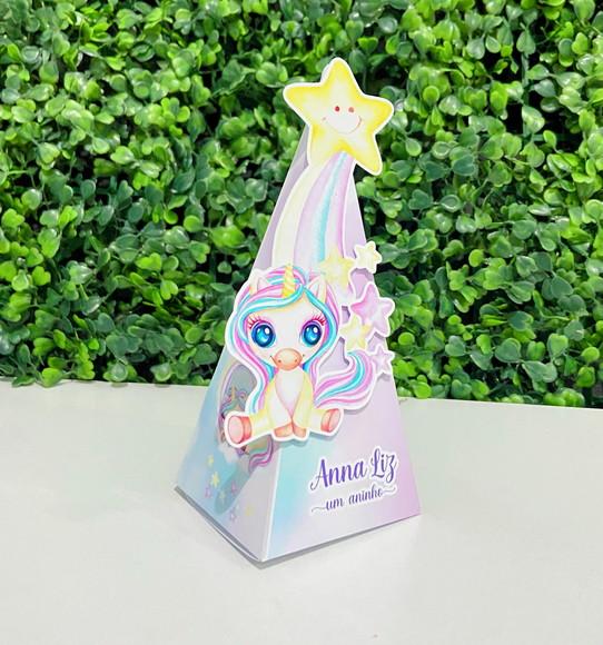 Personalizados Unicórnio Aquarela (kit Caixas 32 Peças)