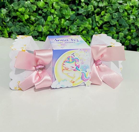 Personalizados Unicórnio Aquarela (kit Caixas 20 Peças)