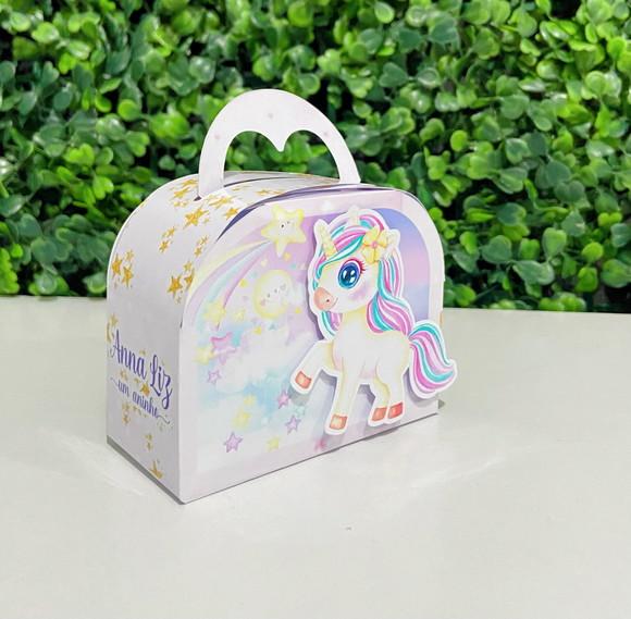 Personalizados Unicórnio Aquarela (kit Caixas 32 Peças)