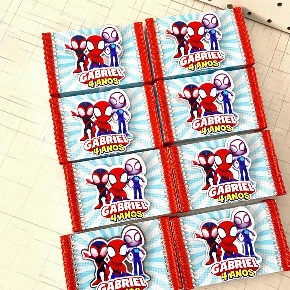 Porta Kit Kat Luxo Spidey e Seus Amigos Espetaculares
