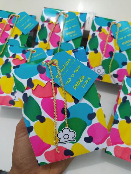 Sacolinha Personalizada Farm Rio Confete Caju