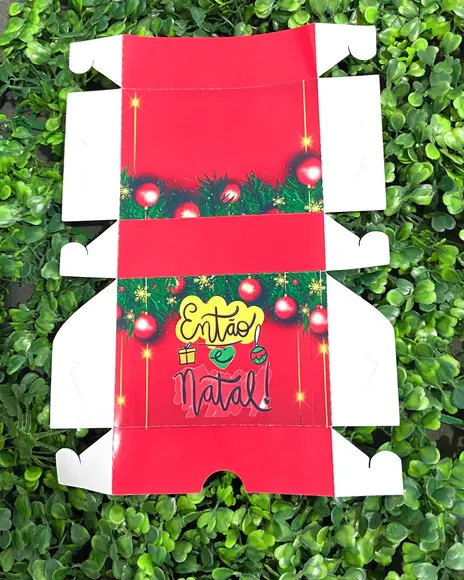10 Caixas Personalizadas Natal/ Embalagens Natalinas