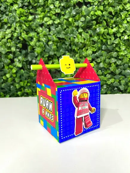 20 Personalizados Lego (kit de Papelaria)