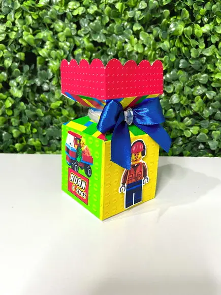 20 Personalizados Lego (kit de Papelaria)