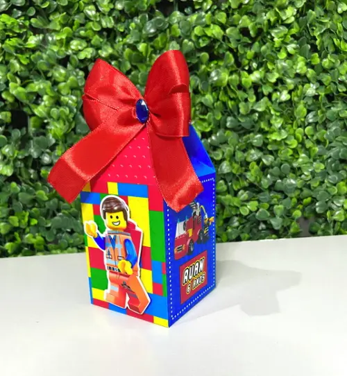 20 Personalizados Lego (kit de Papelaria)