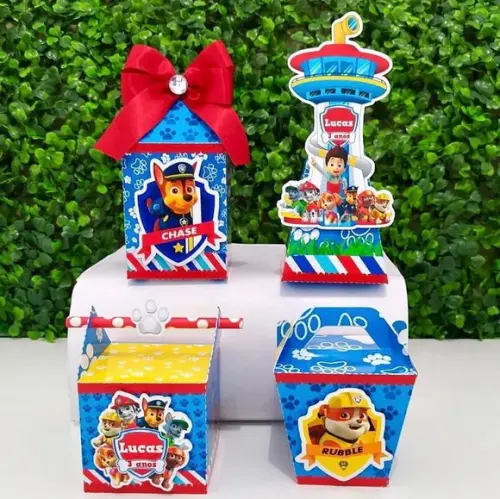 24 Personalizados Patrulha Canina- Papelaria Personalizada