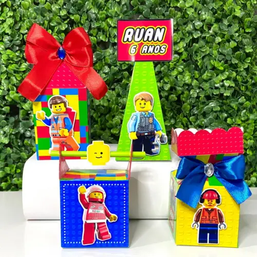 32 Personalizados Lego (kit de Papelaria)