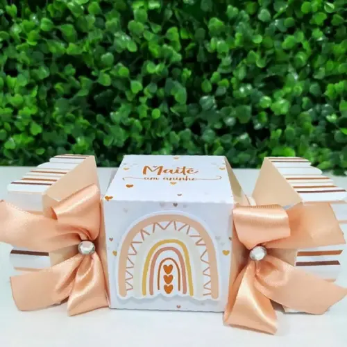 Caixa Bala Arco Íris Boho