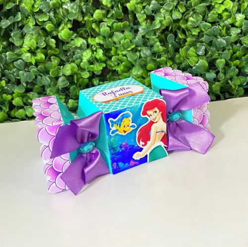 Caixa Bala Pequena Sereia Ariel