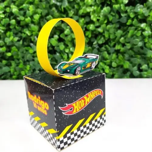 Caixa Cubo Hot Wheels