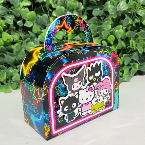 Caixa Maletinha Neon Hello Kitty
