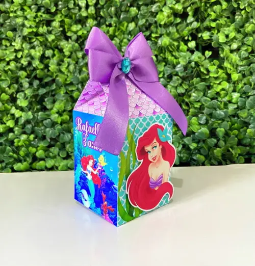 Caixa Milk Pequena Sereia Ariel