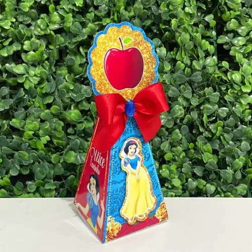 Caixa Pirâmide Branca de Neve