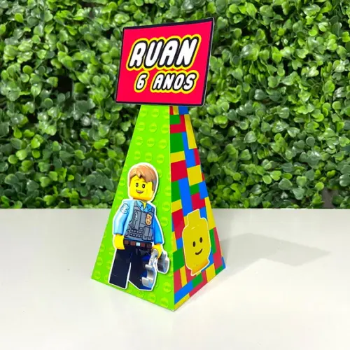 Caixa Pirâmide Lego
