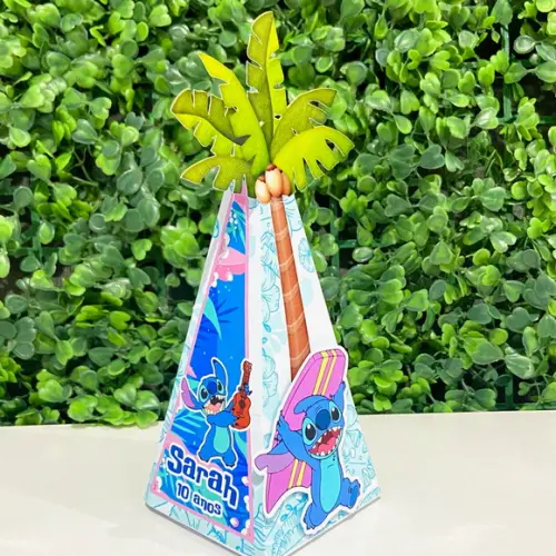 Caixa Pirâmide Stitch