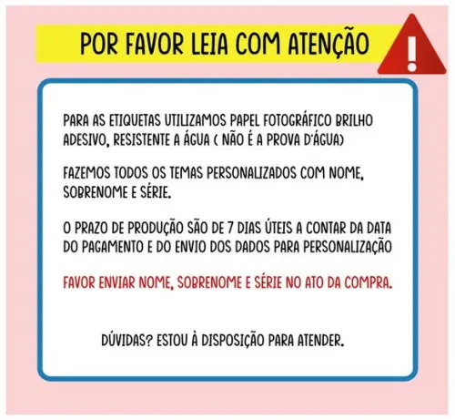 Kit 100 Etiquetas Escolares Personalizada Dinossauro