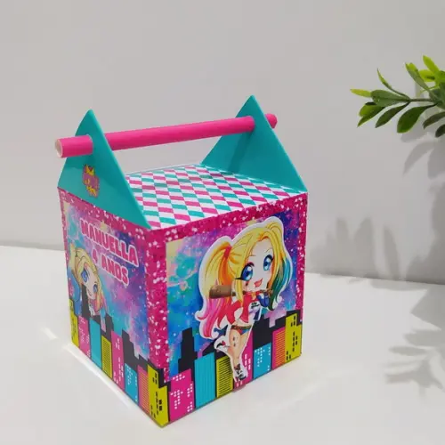 Kit 20 Personalizados Arlequina