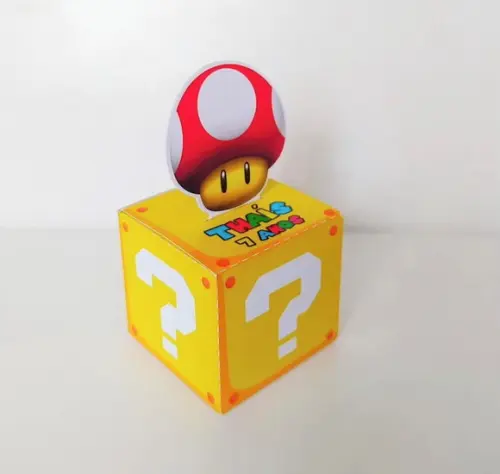 Kit 20 Personalizados Super Mário Menina (princesa Peach)