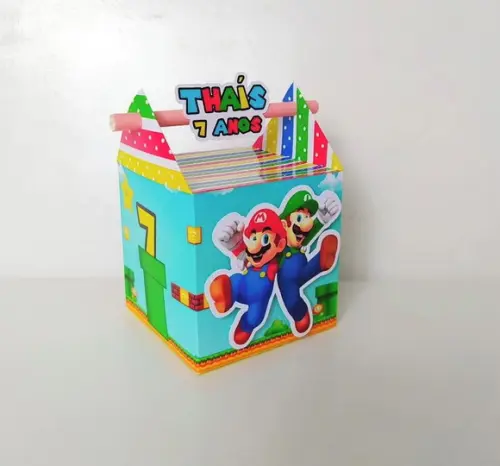 Kit 20 Personalizados Super Mário Menina (princesa Peach)