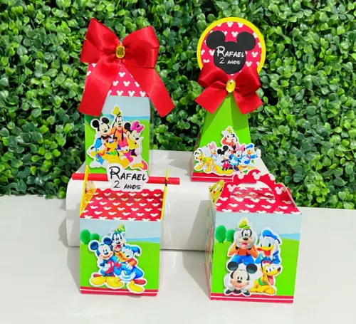 Kit 20 Personalizados Turma do Mickey