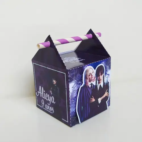 Kit 20 Personalizados Wandinha