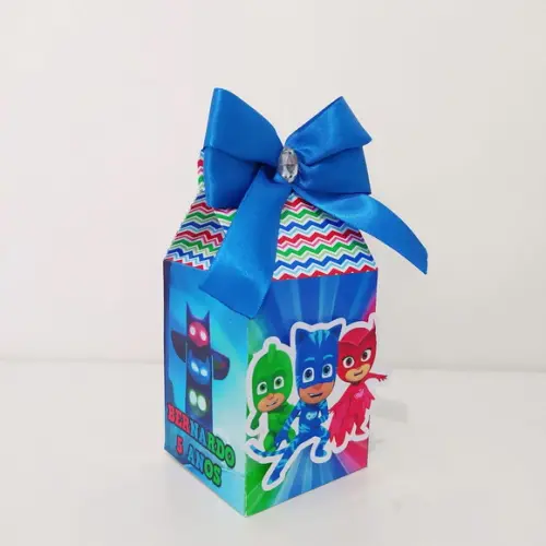Kit 40 Personalizados Heróis Pj Maks